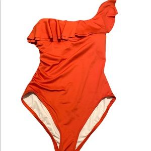 Carmen Marc Valvo One Piece One Shoulder Swimsuit 10